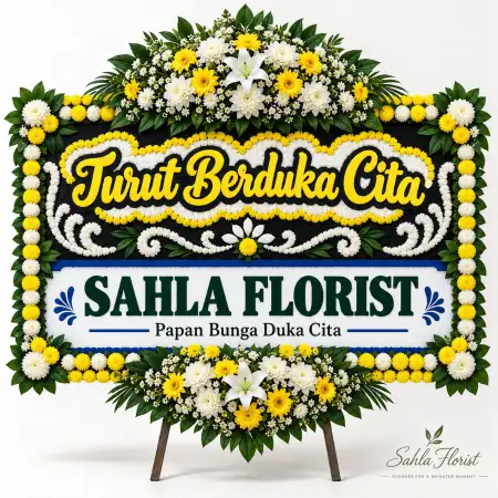 Papan Bunga Duka Tanjung Bunga